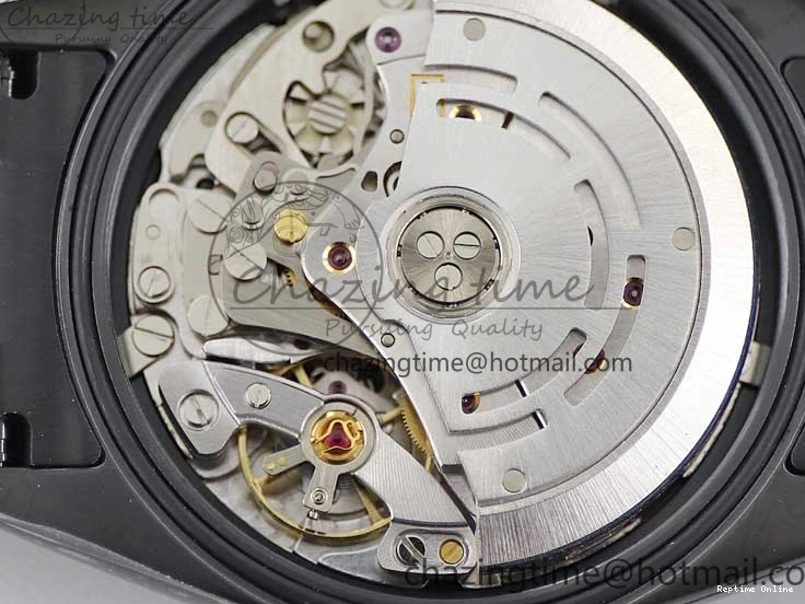 0223 Daytona All Black PVD TWF Best Edition Purple Diamonds Bezel Black Dial on PVD Bracelet SA Lightweight 2446